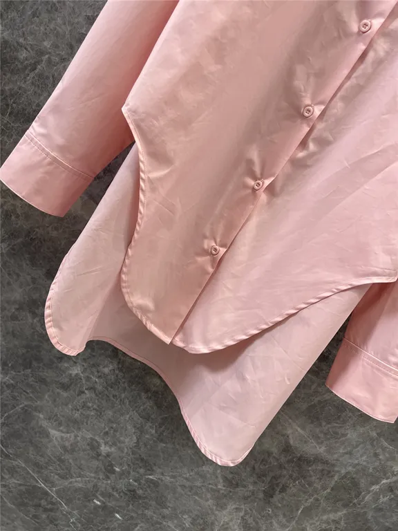 Loewe Irregular Pink Loose Shirt